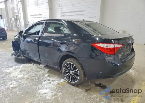 2016 Toyota Corolla L из США, поврежденный, VIN 2T1BURHE1GC592378